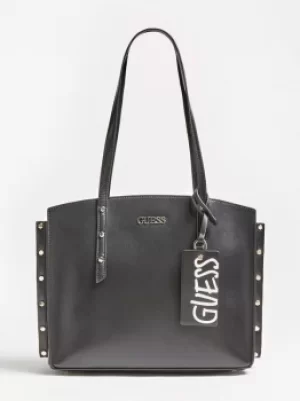 image of Guess Tia Studded Shoulder Bag