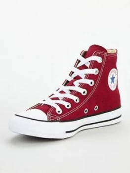 image of Converse Chuck Taylor All Star Hi Top - Burgundy