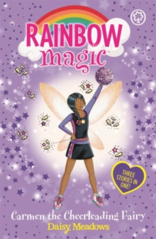 Image of Daisy Meadows Rainbow Magic: Carmen the Cheerleading Fairy Book Multi unisex