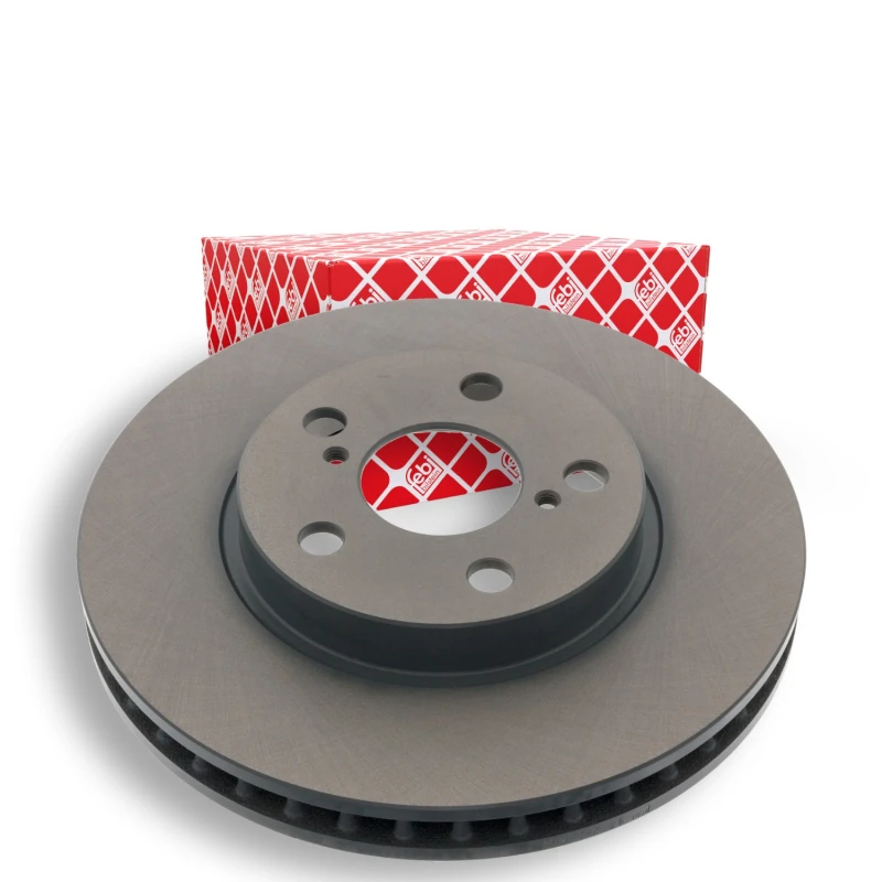 Image of FEBI BILSTEIN 12139 Brake disc Front Axle, internally vented, Coated Brake Disc (82)