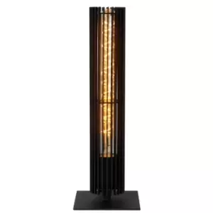 image of Lucide LIONEL - Table Lamp - 1xE27 - Black