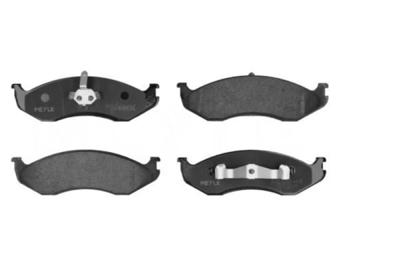 Image of MEYLE 025 218 2217 Brake pad set Front Axle, not prepared for wear warning indicator, Original Quality, with anti-squeak plate Brake Pad Set,disc bra