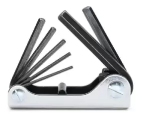 Image of Beta Tools 96 N/G7 7pc Offset Hex Key Wrench Set in Holder Burnished 000960645