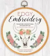 Image of edgy embroidery transform conventional stitches into 25 unconventional desi
