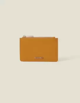 image of Accessorize Womens Classic Card Holder Yellow