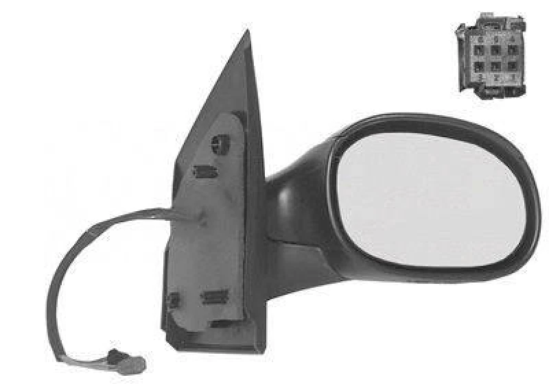 Image of VAN WEZEL 0917806 Wing mirror * HAGUS * Right, for electric mirror adjustment Outside Mirror (50)