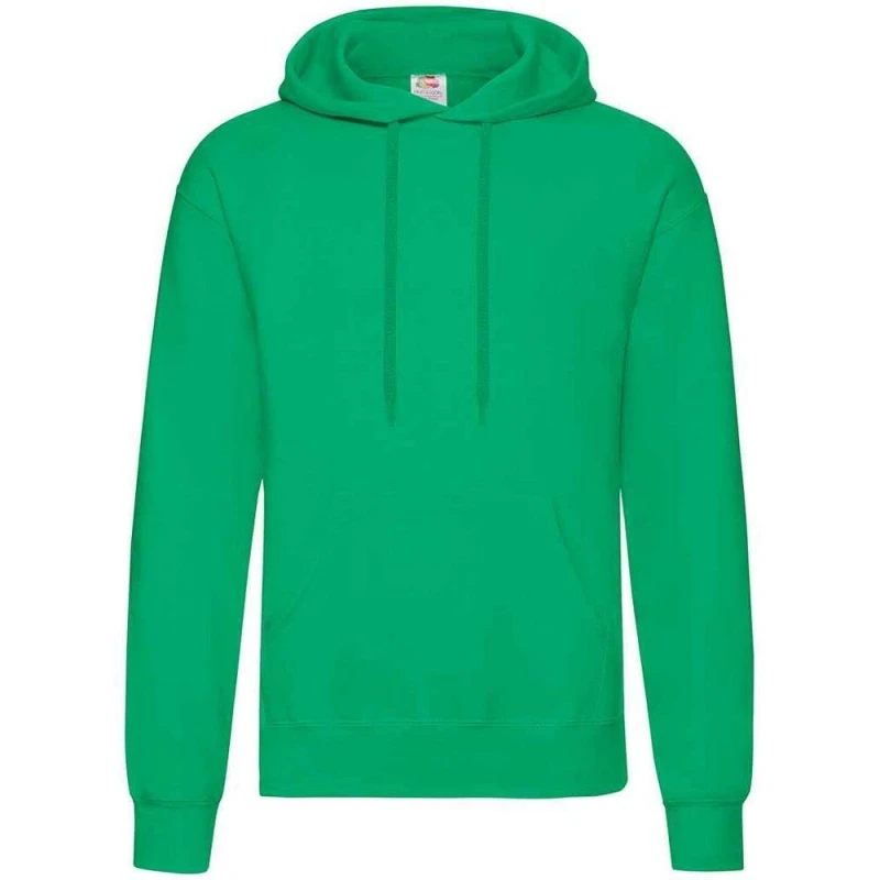 Image of Fruit Of The Loom Classic mens Hoodies in Green