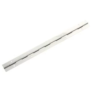 Image of BQ Nickel effect Continuous hinge L300mm
