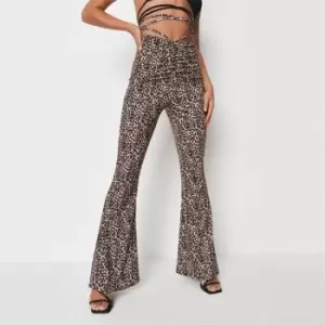 Missguided Front Tie Wrap Flare - Multi