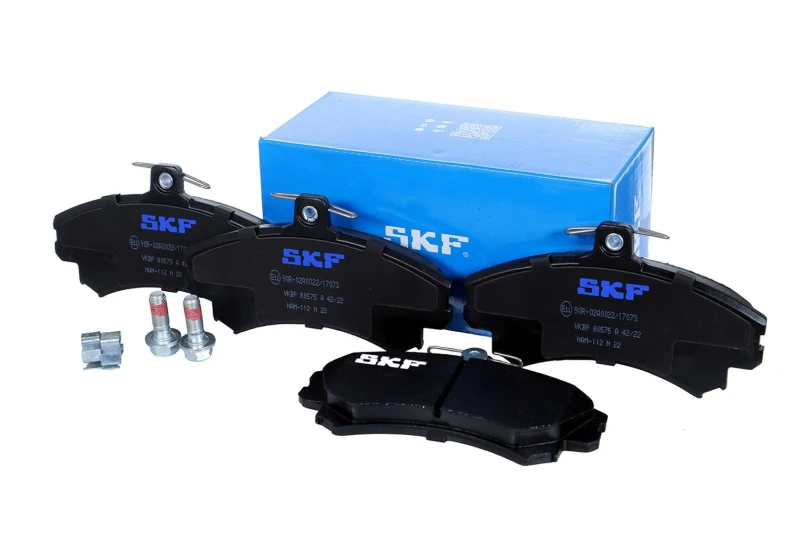 Image of SKF VKBP 80575 A Brake pad set with acoustic wear warning Brake Pad Set,disc brake (402)