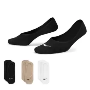 Image of Nike 3 Pack Invisible Socks Ladies - Multi