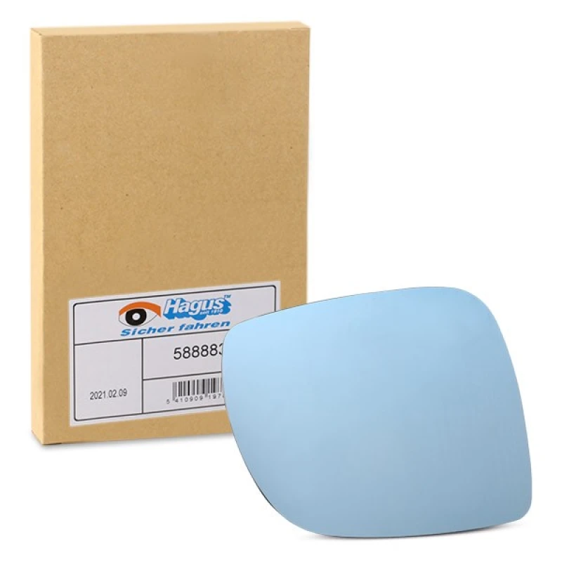 Image of VAN WEZEL Wing mirror glass VAN WEZEL 5888838