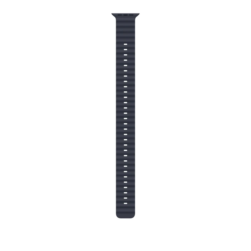 Image of Apple Apple 49mm Navy Ocean Band Extension - Natural Titanium Finish MXTJ3ZM/A