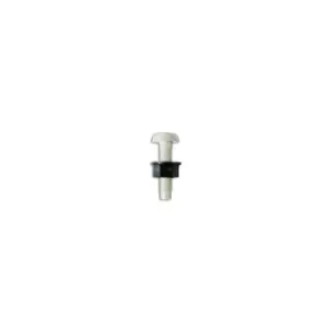 Image of Number Plate Screws & Nuts - White - No. 6 x 1in. - Pack Of 100 - 31530 - Connect