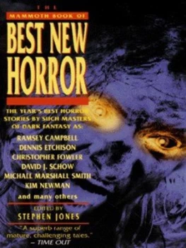 Image of The Mammoth Book of Best New Horror. Vol. 9 by Stephen Jones Book