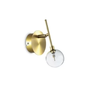 Image of Maracas 1 Light Wall Light Antique Brass