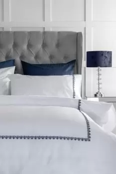 Image of Ruia King Size Navy Amelia Duvet Cover Set