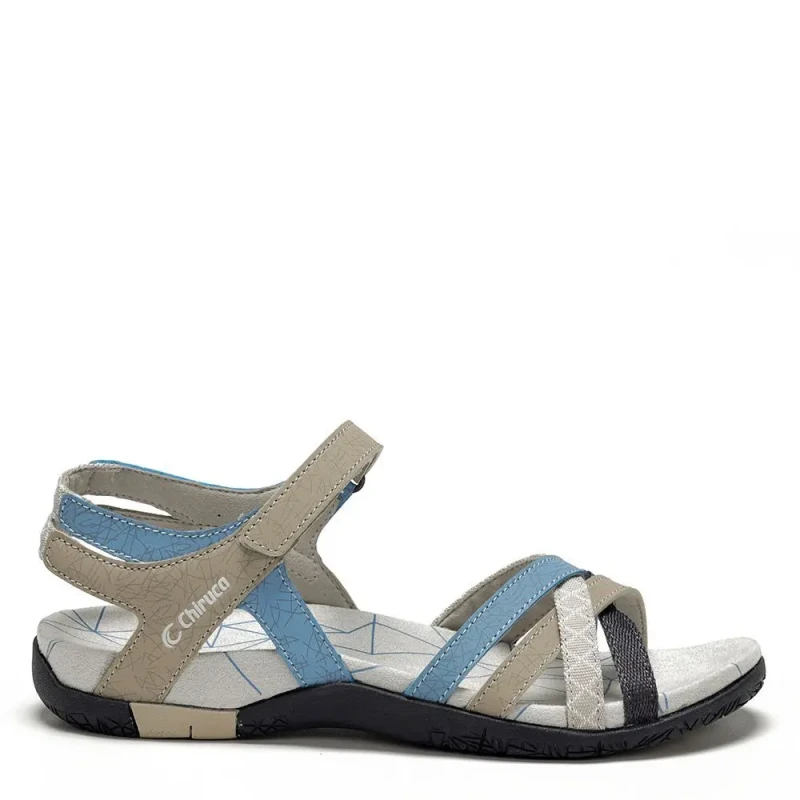 Image of Womens hiking sandals Chiruca Malibu 04 Beige Female 37