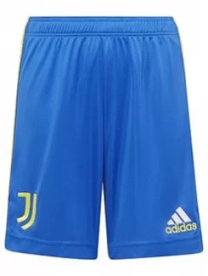 Image of Adidas Juventus Youth Third 21/22 Short, Blue, Size 15-16 Years