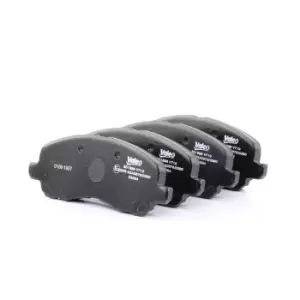 Image of VALEO Brake pad set 301886 Brake pads,Brake pad set, disc brake PEUGEOT,CITROEN,MITSUBISHI,4008 SUV,C4 AIRCROSS,ASX (GA_W_),Outlander II SUV (CW_W)