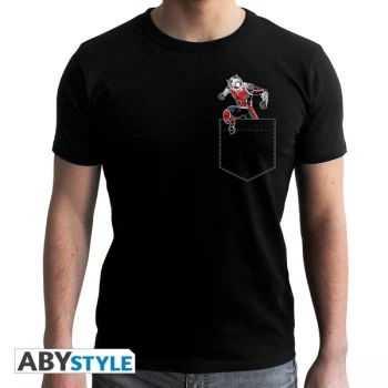 Image of Marvel - Ant-Man Pocket Mens Large T-Shirt - Black