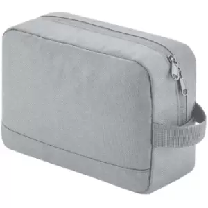 image of Unisex Adult Essentials Recycled Toiletry Bag (One Size) (Pure Grey) - Bagbase