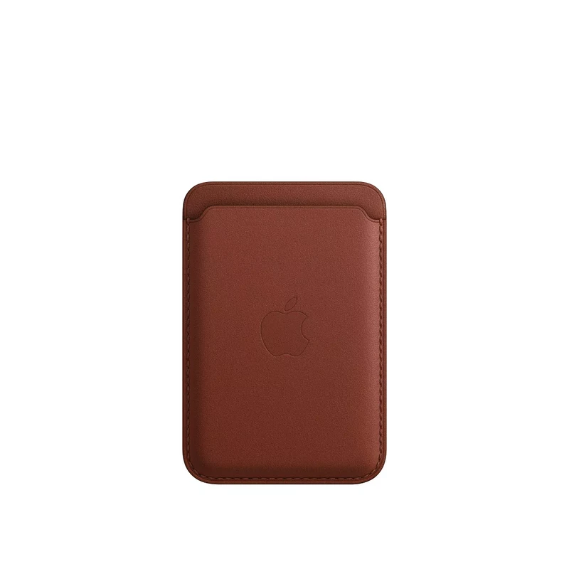 image of Apple iPhone Leather Wallet with MagSafe - Umber