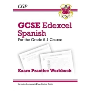 Image of New GCSE Spanish Edexcel Exam Practice Workbook - For the Grade 9-1 Course (Includes Answers) by CGP Books (Paperback, 2017)