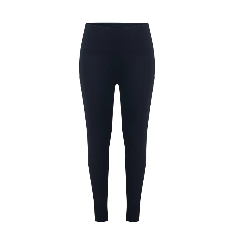 Image of Miso Stripe Leggings Womens - Black 8