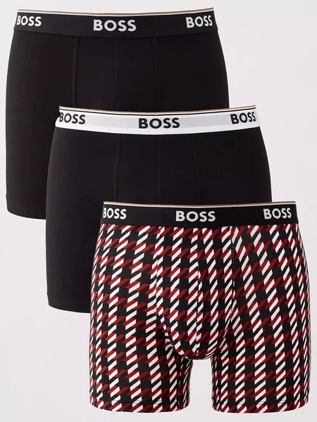 Boss 3-pack Boxer Shorts Boxer Briefs Small Black 42163445350