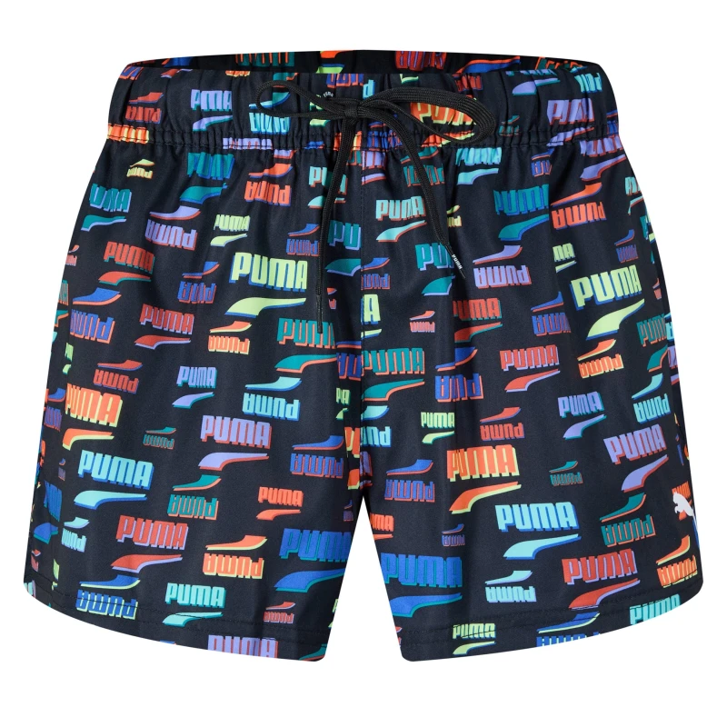Image of Puma Swim Shorts Womens - Black 8