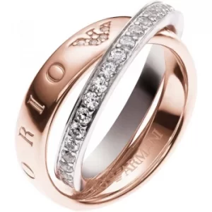 Image of Emporio Armani EG3123221508 Eagle Circles Ring