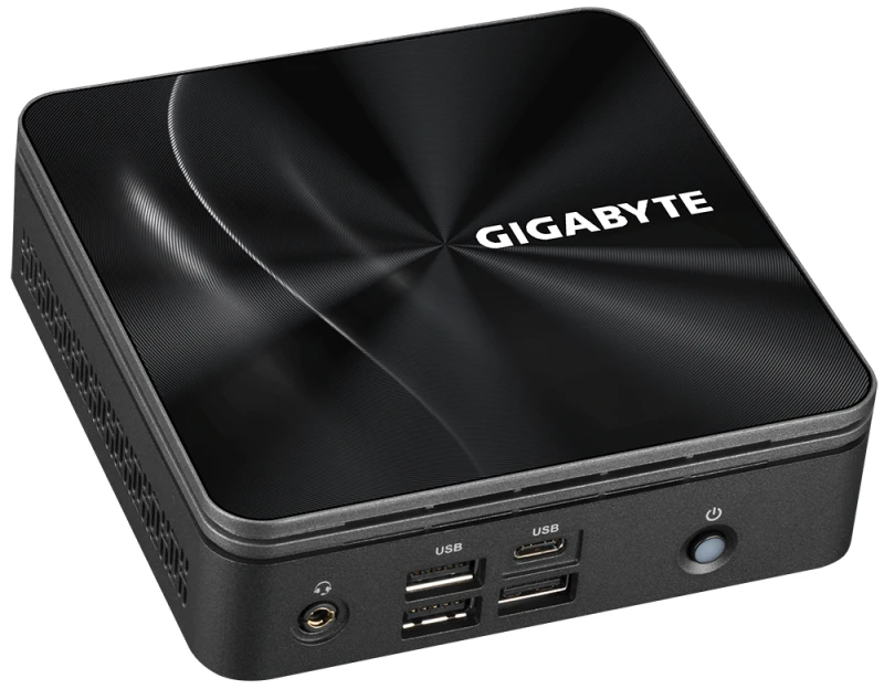 Image of Gigabyte GB-BRR7-4800 PC/workstation barebone UCFF Black 4800U 2 GHz