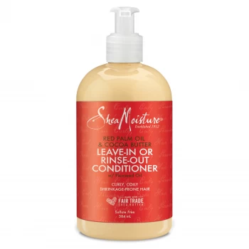 Image of Shea Moisture Red Palm Oil & Cocoa Butter Rinse Out or Leave In Conditioner 384ml
