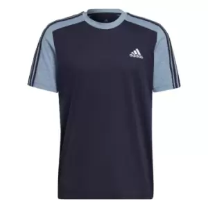 Image of adidas Essentials M lange T-Shirt Mens - Legend Ink / Legend Ink Metall