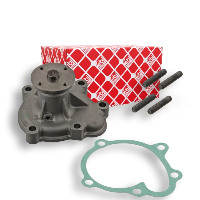 Image of FEBI BILSTEIN 24331 Water pump Cast Aluminium, with studs, with gasket/seal Cast Aluminium Water Pump (1260)