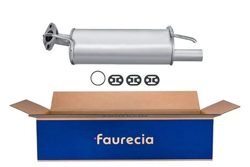 Image of HELLA Rear silencer HELLA 8LD 366 035-601