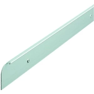 Image of Wickes Worktop End Cover Trim Matt Silver 28mm