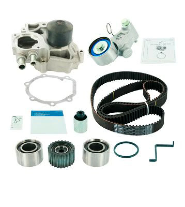 Image of SKF VKMC 98115-4 Water Pump + Timing Belt Kit with gaskets/seals, Number of Teeth: 281 Water Pump & Timing Belt Kit (3096)