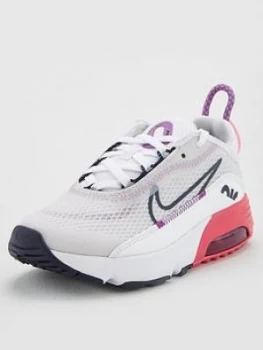 Image of Nike Air Max 2090 Childrens Trainer - Grey Blue