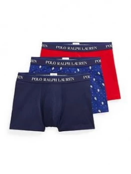 image of Polo Ralph Lauren 3 Pack Trunks - Blues