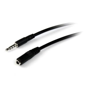 Image of StarTech 2m 3.5mm 4 Position TRRS Headset Extension Cable MF