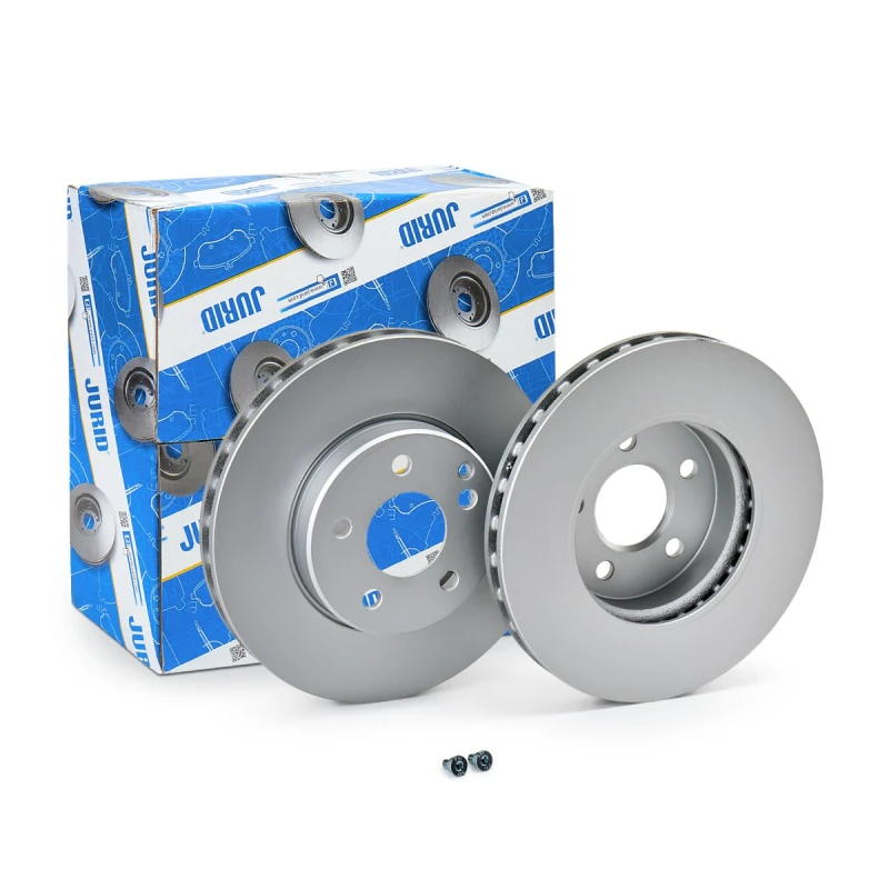 Image of JURID 562212JC Brake disc COAT+ Vented, Coated, with bolts/screws Brake Disc (82)