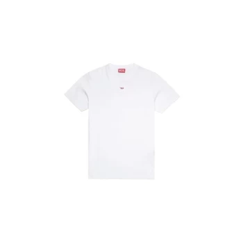 Diesel Small Mid D T Shirt - White 100