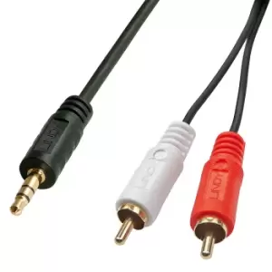 image of Lindy Audio Cable 2xPhono 3,5mm /2m