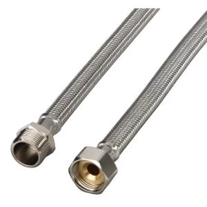 Image of Xavax 1m Armed Inlet Hose Extension - Angled