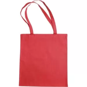 Image of Jassz Bags "Beech" Cotton Large Handle Shopping Bag / Tote (Pack of 2) (One Size) (Dubarry Pink) - Dubarry Pink