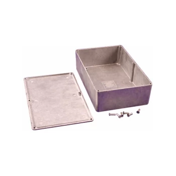 Image of 1590D Diecast Enclosure Natural (187.5 x 119.5 x 56mm) - Hammond