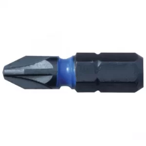 image of CK Tools T4560 PZ1LD Blue Steel Impact Screwdriver Bit 50mm PZ1 Ca...