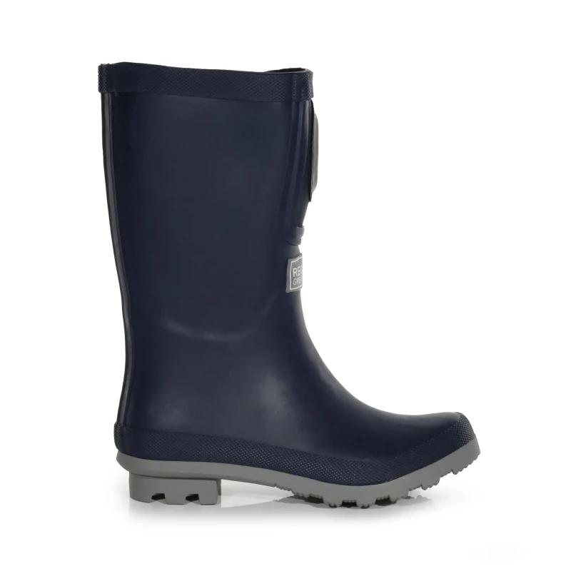 Image of Regatta Kid's Fairweather Shine Wellington - Nvy/StormGry Nvy/StormGry C11